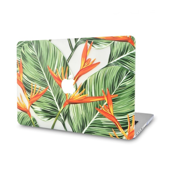 New Birds of Paradise and Palm MacBook Air 13” Case and Keyboard Cover - Picture 3 of 7